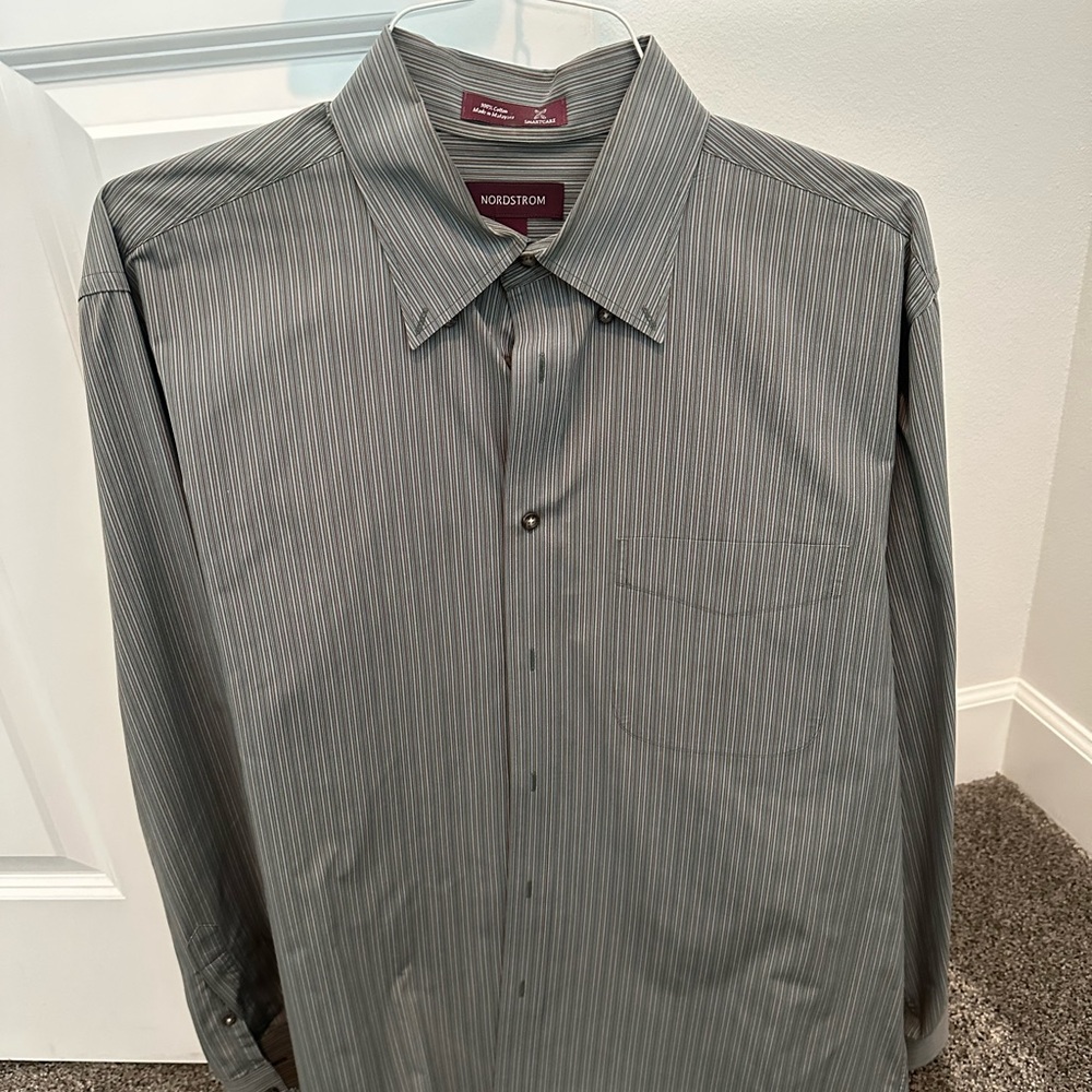 Nordstrom long sleeve dress shirt size large